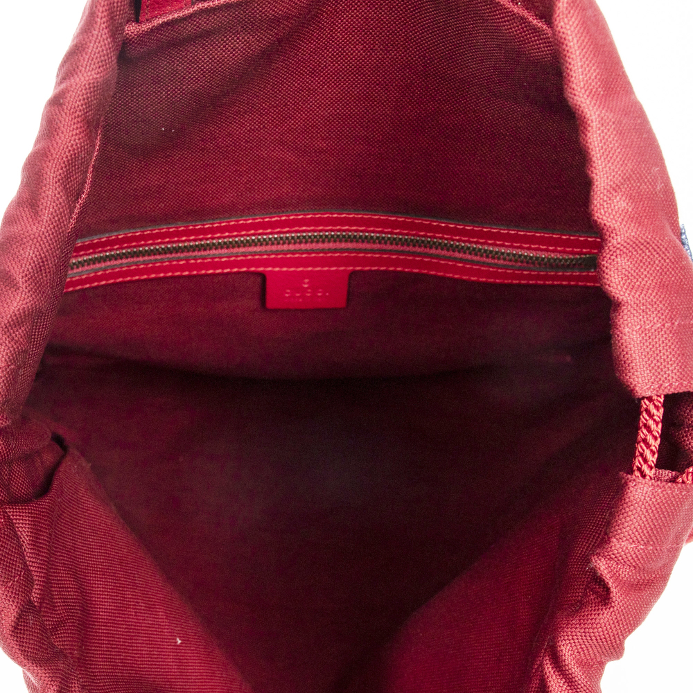 Gucci Logo Print Drawstring Backpack - Picture 7 of 9